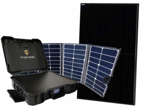 Súprava batériového generátora Viking X-1000, solárny panel X80 a solárny panel 410