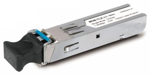 MGB-TLX - průmyslový optický modul, SFP, 1000BASE-LX, 1310 nm, 20 km, SM, LC duplex