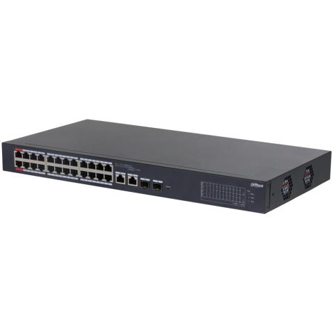 CS4226-24ET-375-V2 - Cloud MNG PoE switch, 24 x PoE, 2 x Gb RJ45/SFP (combo), 375 W, police