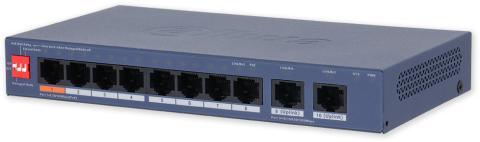 UFS5010-8ET2GT-110 - Cloud MNG PoE switch, 10/8, 8x 100 Mb PoE/2x Gb uplink, 110W