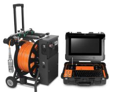 OXE WellCam 50PT-200M-10 Bar - Elektrická 50mm otočná 360° naklápěcí hlava kamery s otočením o 180°