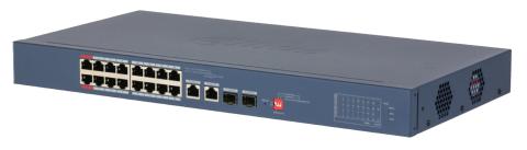 UFS5218-16ET-240-V2 - Cloud MNG PoE switch, 16 x PoE, 2 x Gb uplink RJ45/SFP (combo), 240 W,
