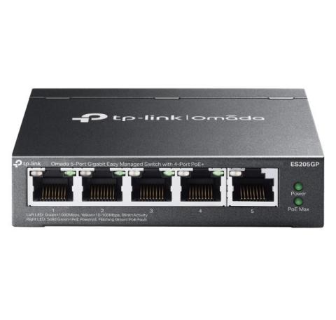 ES205GP - TP-Link ES205GP 5xGb 4POE+ 65W Switch