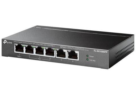 TL-SG1006PP - TP-Link TL-SG1006PP 2xGb nonPoE 3xPoE+ 1xPoE++