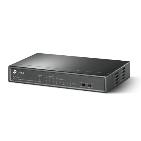 TL-SF1008LP - TP-Link TL-SF1008LP 8x10/100 4xPOE 41W kov.switch