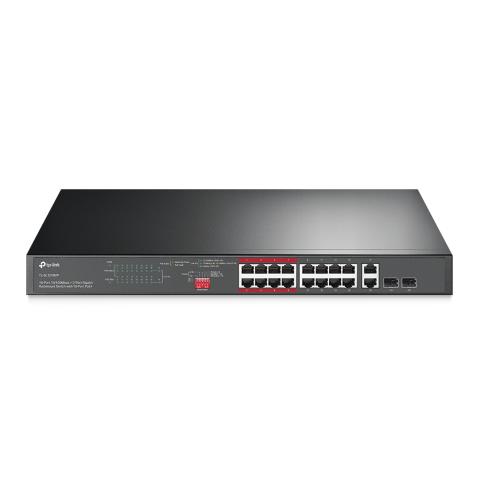 TL-SL1218MP - TP-Link TL-SL1218MPv.2 16xFE 2xGb 2xSFP 150W POE+