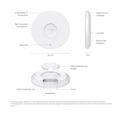 EAP773 - TP-Link EAP773 BE9300 WiFi7 Access Point