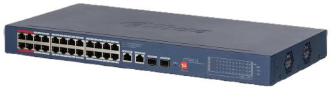 CS4228-24GT-375 - -V2 Cloud MNG PoE switch, 24 x Gb PoE, 2 x Gb RJ45, 2 x GB SFP, 375 W,poli