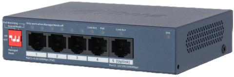 CS4005-4ET1GT-36 - PoE switch 5/4, 4x PoE/1x LAN, 36W