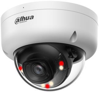 IPC-HDBW1839E1-A-IL-0280B-S6 - 8Mpix, 30m IR a 30 m bílé LED, detekce člověka, integrovaný mikrofon, antivandal IK08