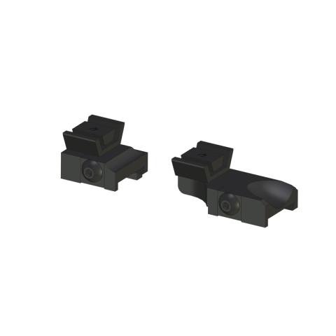 Montáž na CZ 550/ CZ 555/ CZ 557/ ZKK 600 pevná 2D na skrutky,šína Zeiss VM 45°  h:12mm
