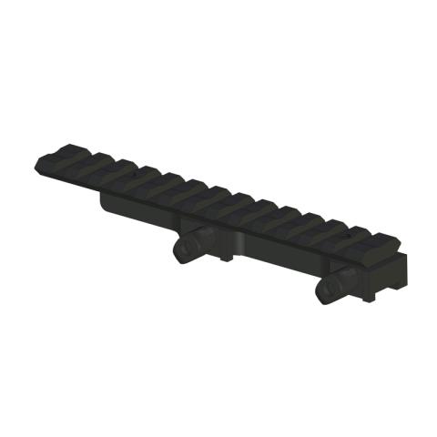 Montáž na Bettinsoli pevná s motýlikmi, šína Picatinny L:183mm