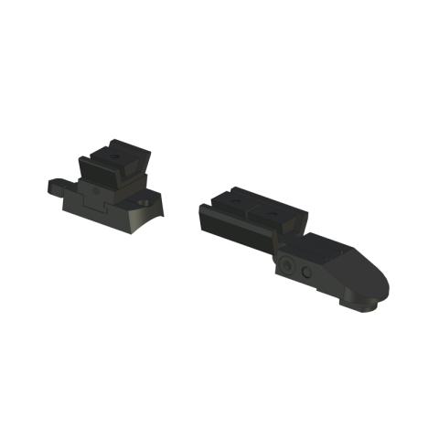 Montáž na Haenel SLB-2000 otočná s klipom, šína Zeiss VM 45º  h:17mm