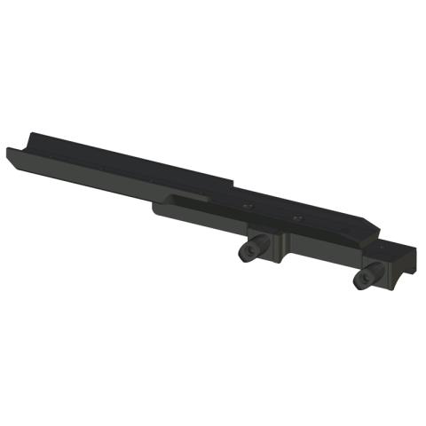 Montáž na Merkel KR-1 pevná na motýliky šína Pulsar  L:240mm