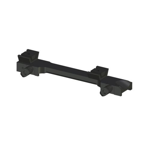 Montáž na CZ 550/ CZ 555/ CZ 557/ ZKK 600 na motýliky,šína Zeiss VM 45°  h:12mm