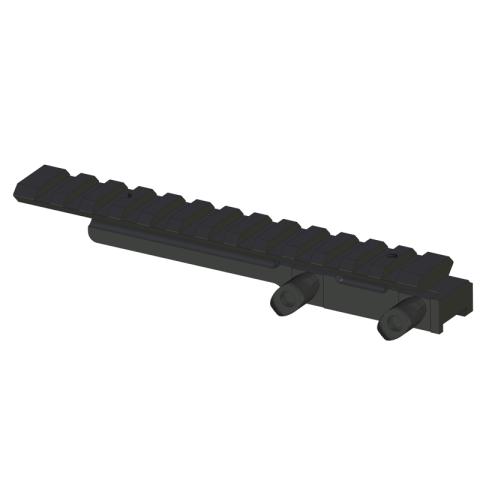 Montáž na Brno 802 pevná na motýliky,šína Picatinny  L:147mm