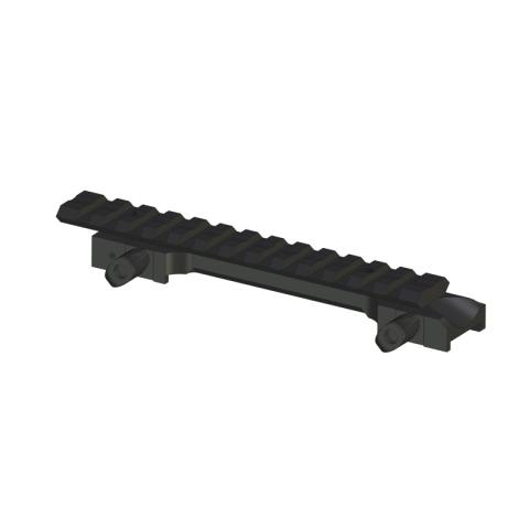 Montáž na CZ 550/ CZ 555/ CZ 557/ ZKK 600 na motýliky,šína Picatinny  L:153mm