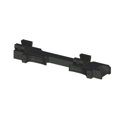 Montáž na CZ 550/ CZ 555/ CZ 557/ ZKK 600 rýchloupínacia šína 70°  h:16mm