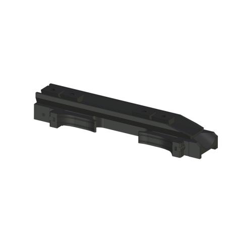Montáž na CZ 550/ CZ 555/ CZ 557/ ZKK 600 rýchloupínacia,šína Zeiss VM 45° predĺžená  h:11,5mm
