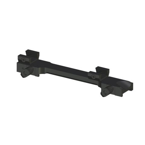 Montáž na CZ 550/ CZ 555/ CZ 557/ ZKK 600 na motýliky, šína 70°  h:12mm