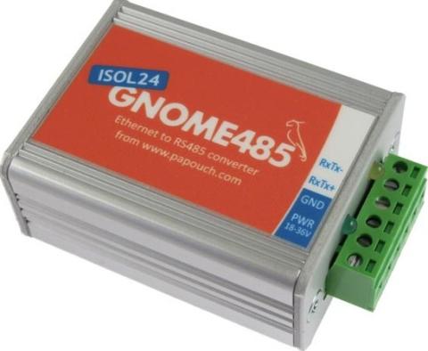 GNOME485 ISOL 12V - převodník Ethernet- RS485