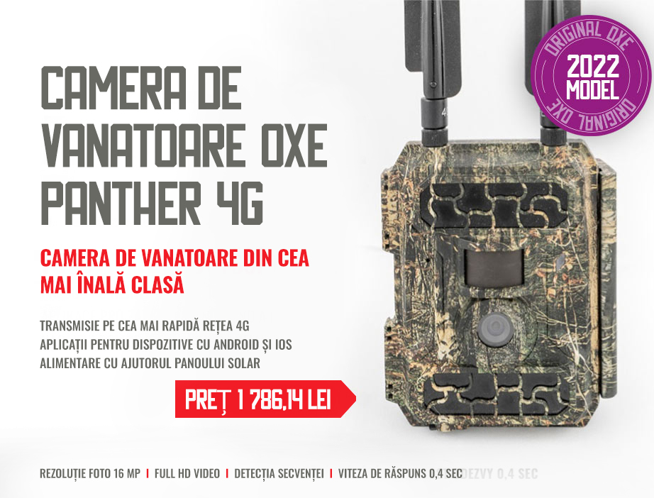 Camera de vanatoare OXE Panther 4G