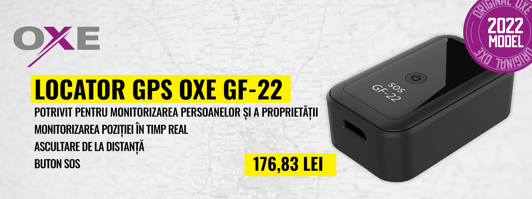 Locator GPS OXE GF-22