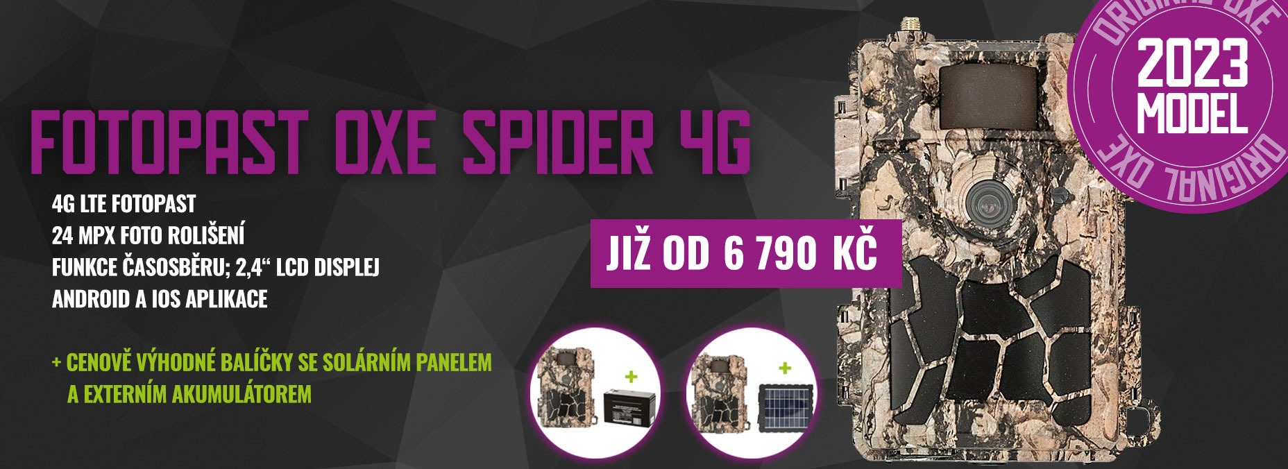 Fotopast OXE Spider 4G