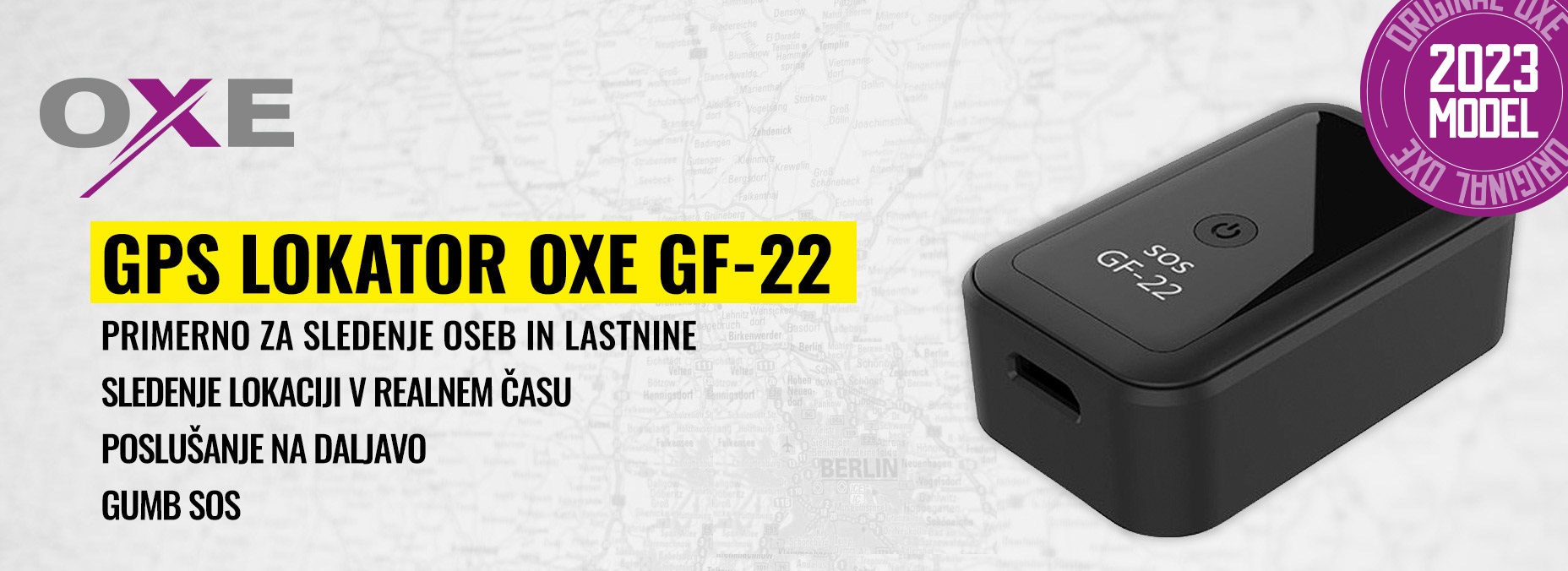 OXE GF-22 - GPS lokator