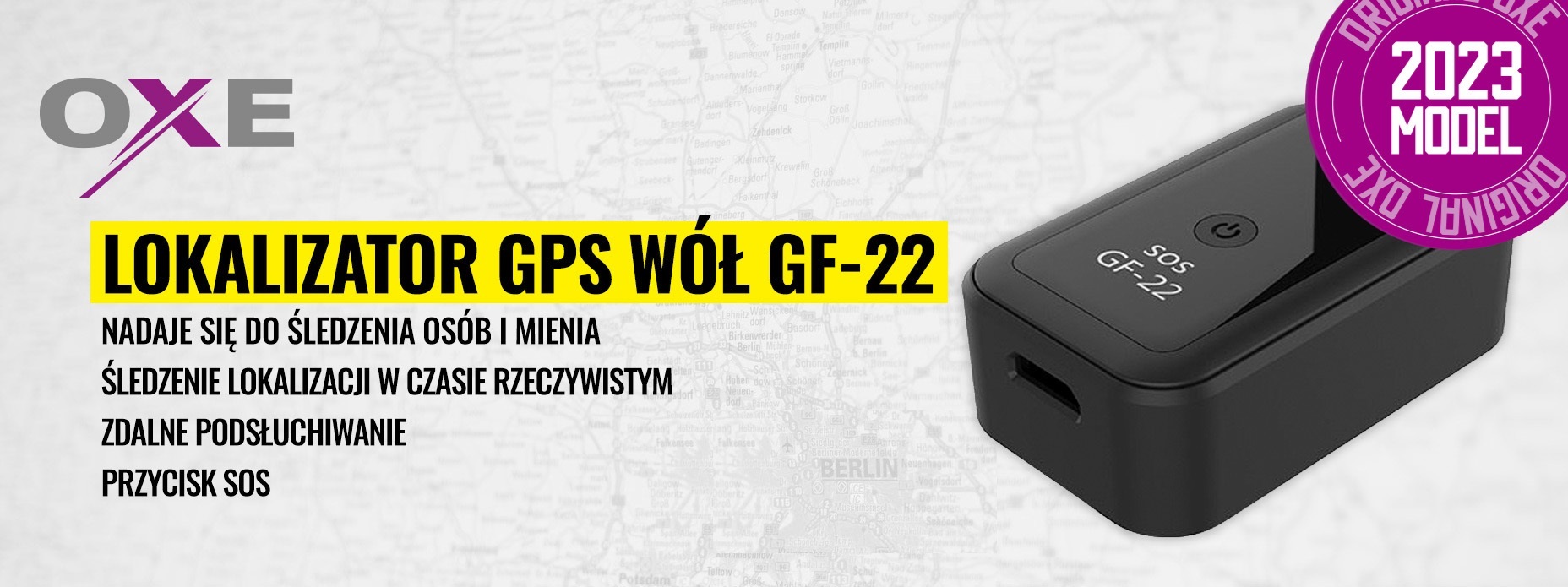 OXE GF-22 – lokalizator GPS