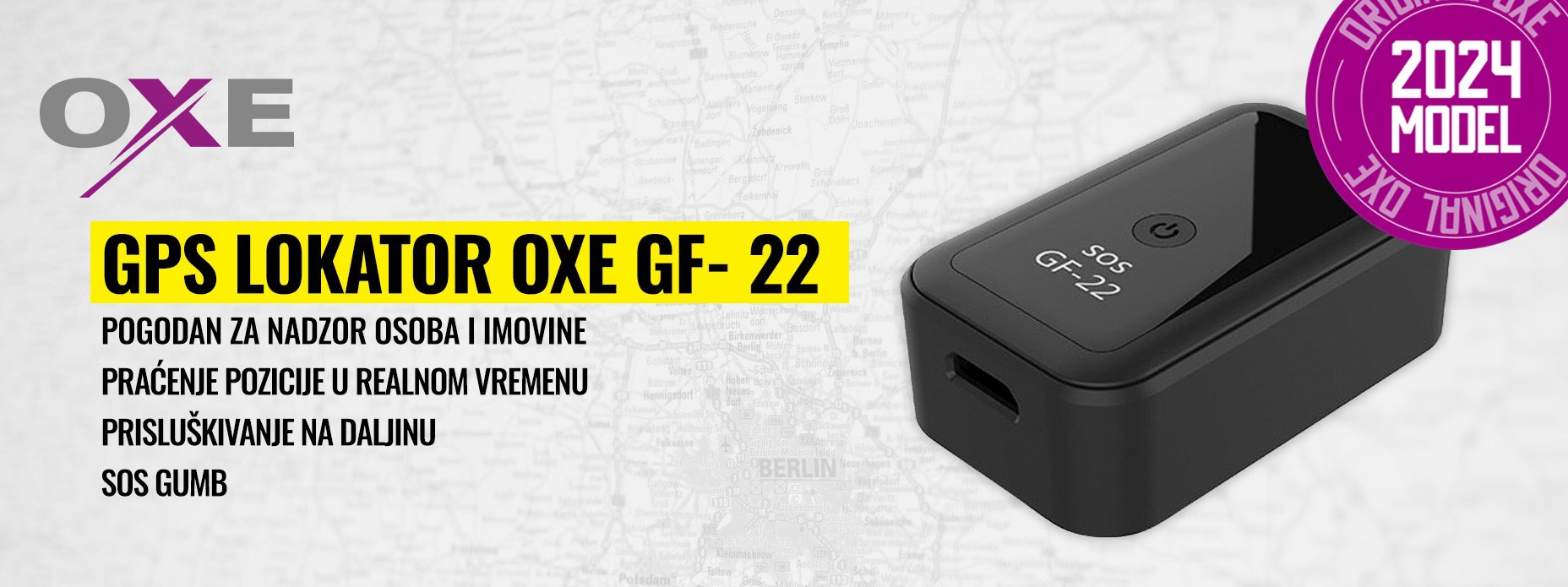 OXE GPS Lokator GF-22