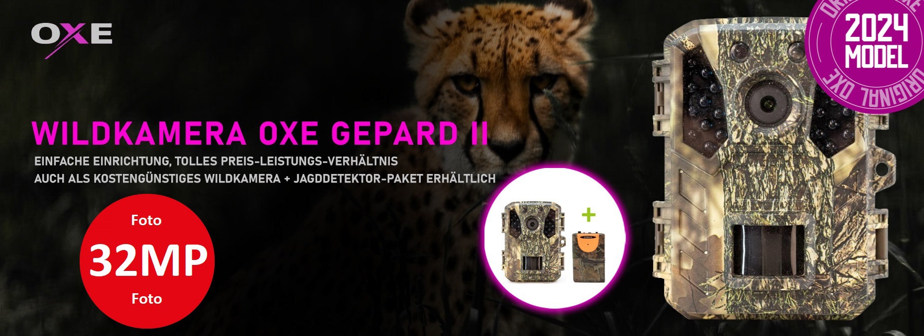 Wildkamera OXE Gepard II