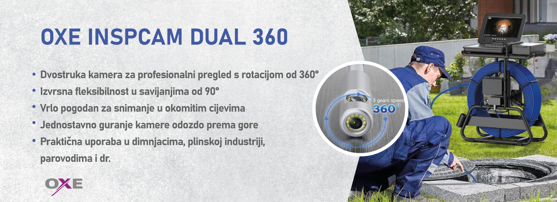 OXE InspCam Dual 360