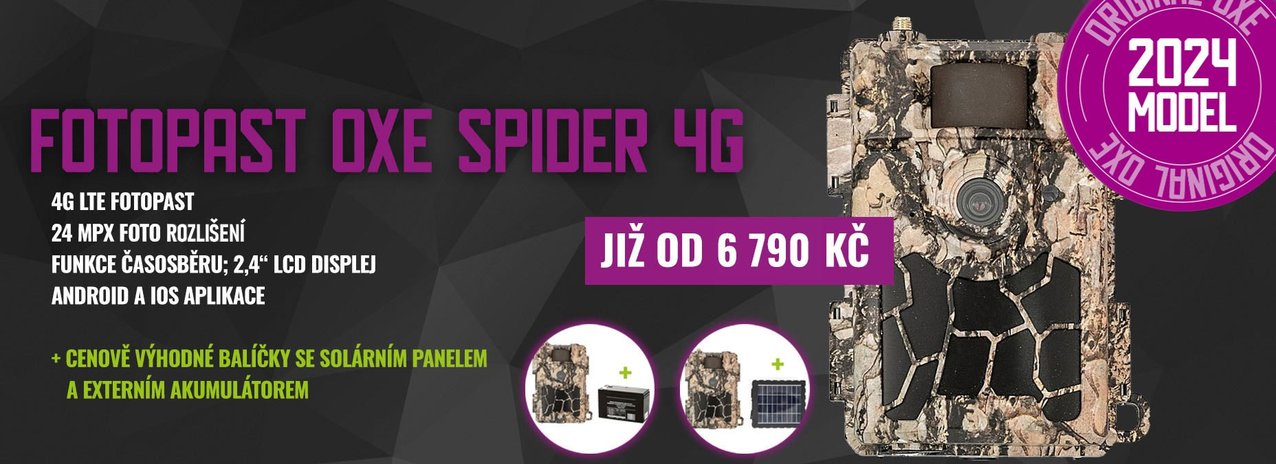 Fotopast OXE Spider 4G